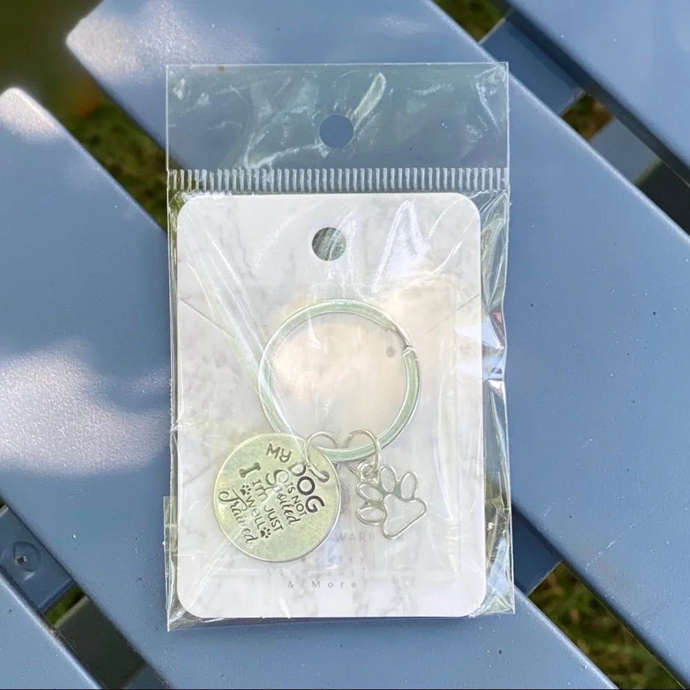 $3 for 20 Spoiled Dog Keychain